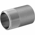 Bsc Preferred Standard-Wall 316/316L Stainless ST Threaded Pipe Nipple Threaded on One End 1-1/4 NPT 2-1/2 Long 9110T46